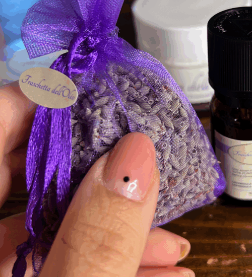Sacchetti profuma biancheria di semi di fiori di Lavanda